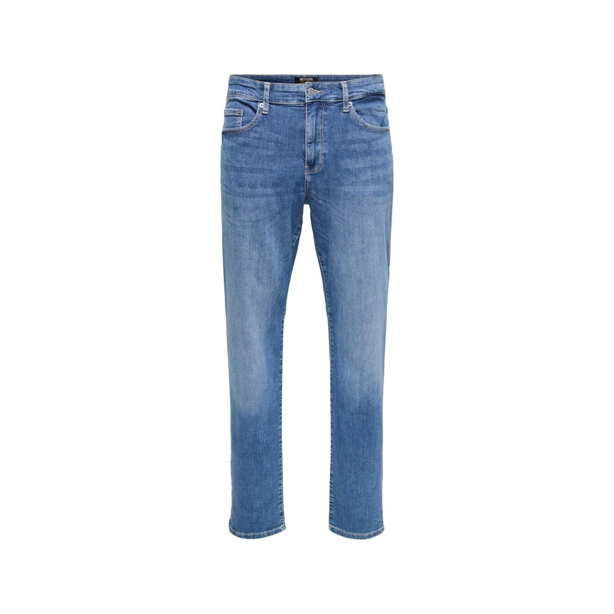Only & Sons herenjeans lichtblauw rits en knopen