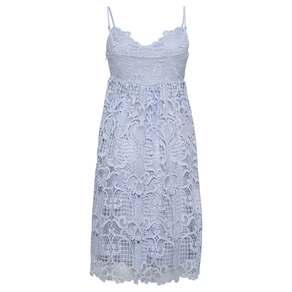 Vila Clothes damesjurk lichtblauw - productfoto 2