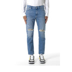 Tommy Hilfiger Jeans herenjeans blauw 98% Katoen 2% Elastaan