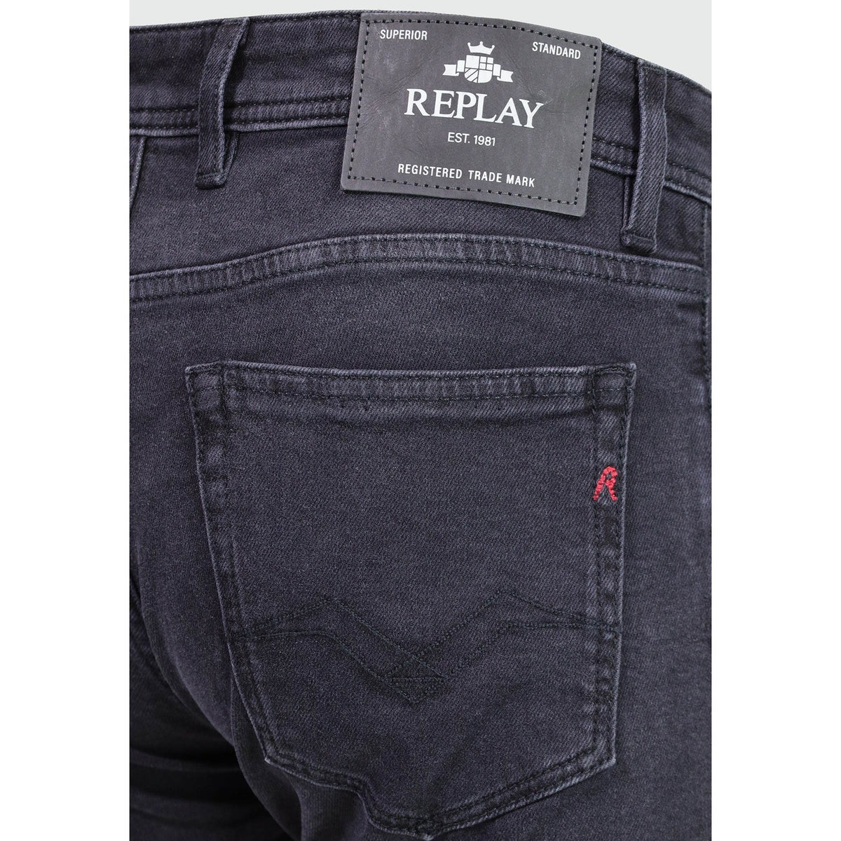 Replay herenjeans zwart