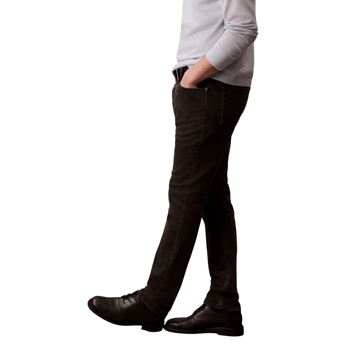 Calvin Klein Jeans herenjeans zwart 98% Katoen 2% Elastaan