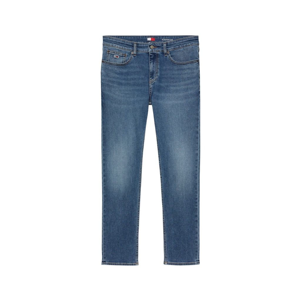 Tommy Hilfiger Jeans herenjeans blauw 78% Katoen 20% organisch katoen 2% Elastaan