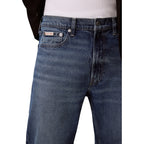 Calvin Klein Jeans herenjeans blauw 79% Katoen 20% organisch katoen 1% Elastaan