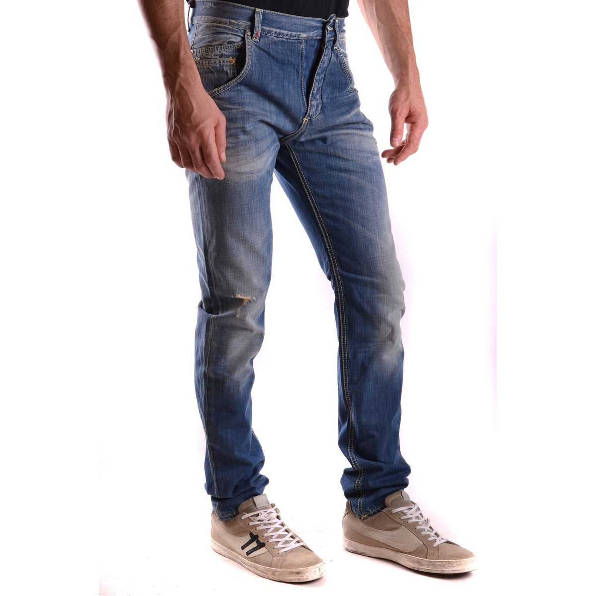 Dondup herenjeans blauw voor- en achterzak