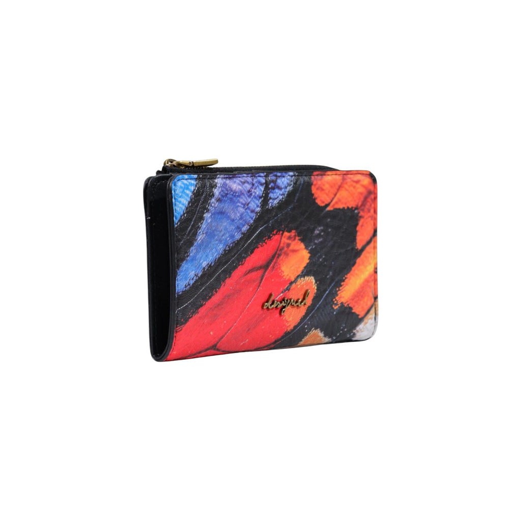 Desigual portemonnee zwart rits en knopen • zakken: binnenzakken • size (cm): w16 x h10 x l2 (cm)