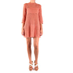 Elisabetta Franchi damesjurk orange - vooraanzicht