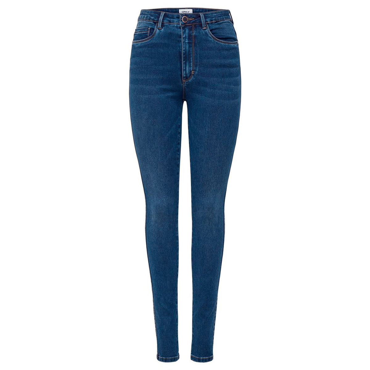 Only dames jeans blauw - vooraanzicht