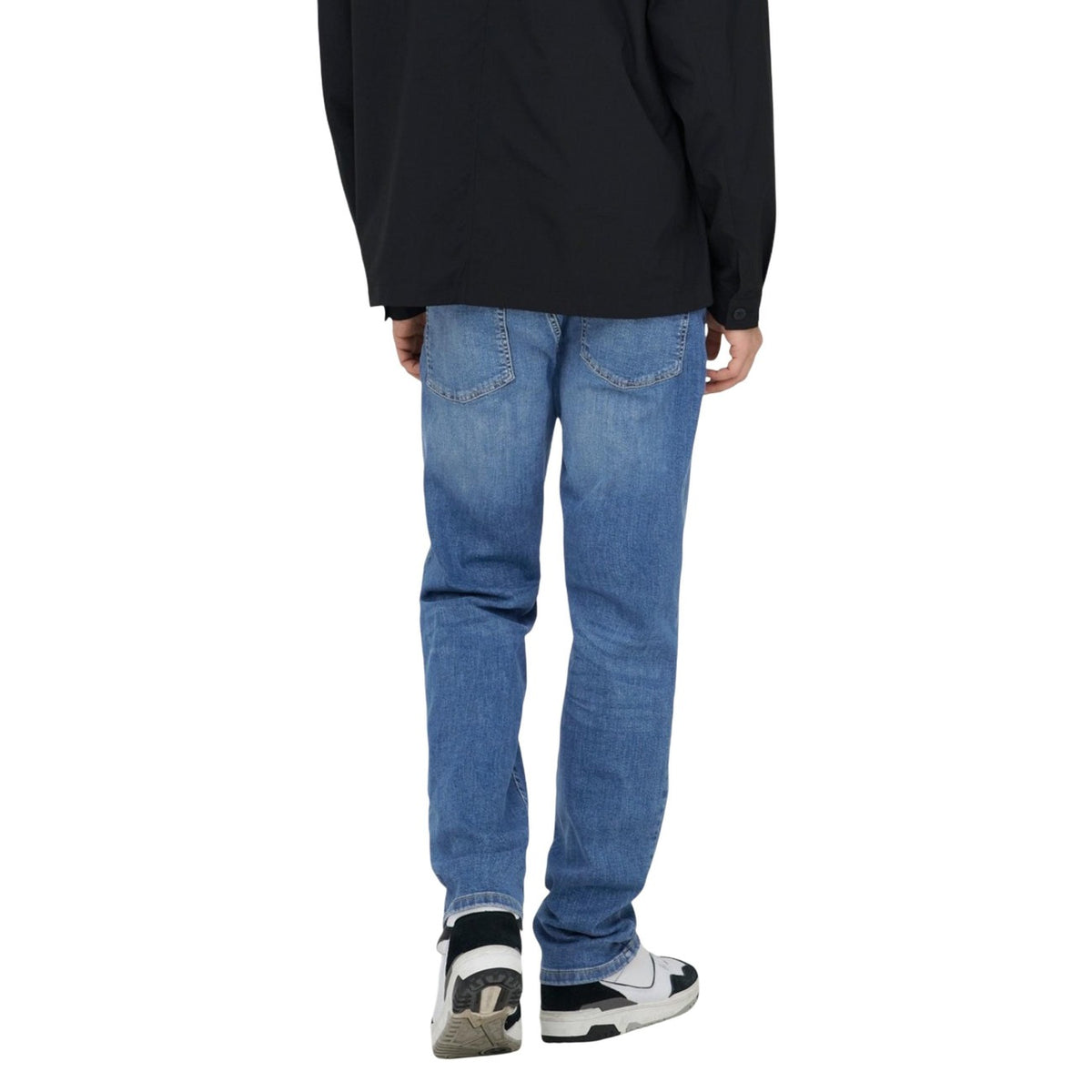 Only & Sons herenjeans lichtblauw rits en knopen