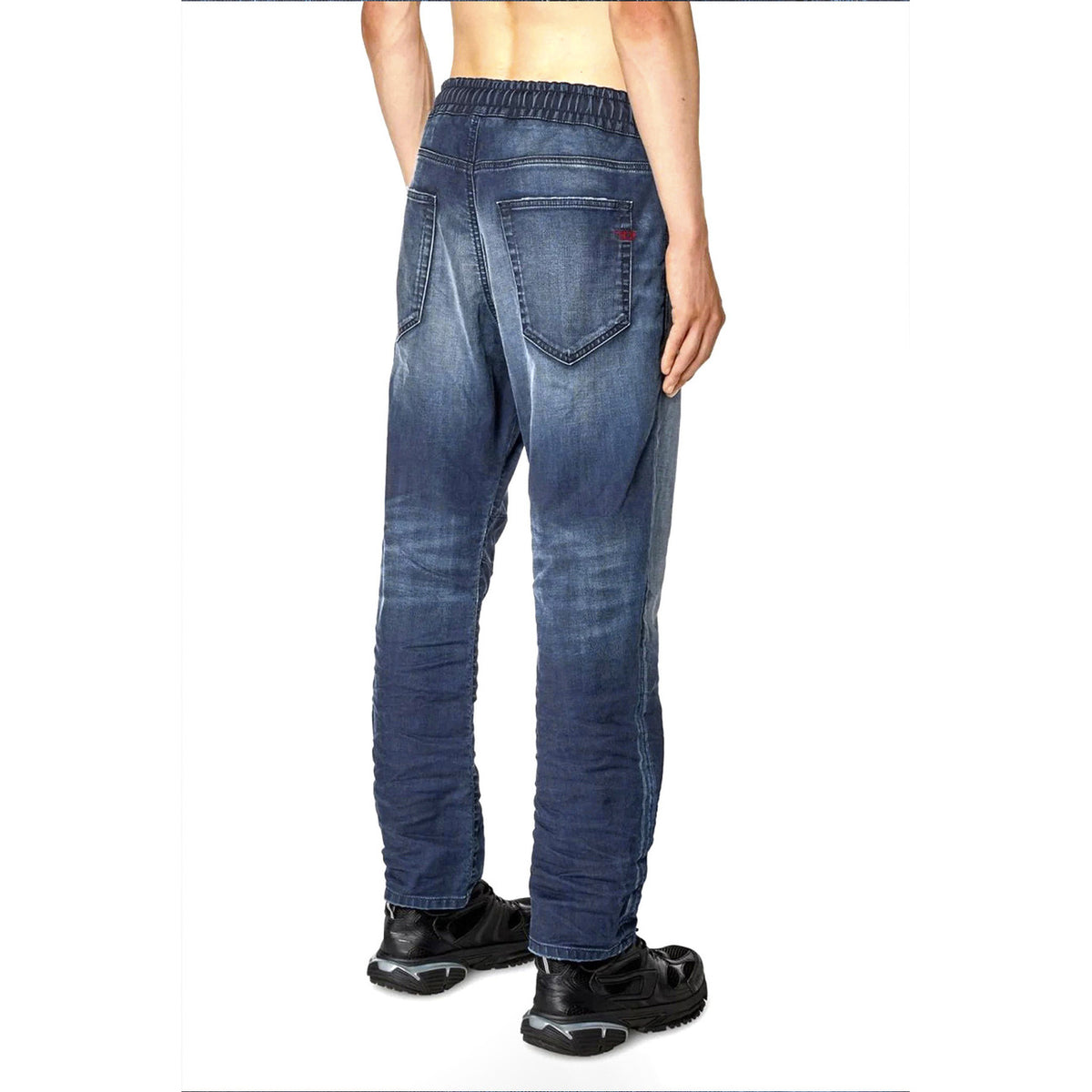 Diesel herenjeans blauw uni