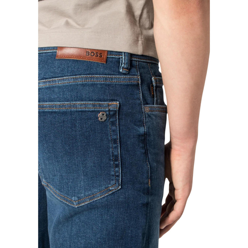 Boss herenjeans blauw achterzakken