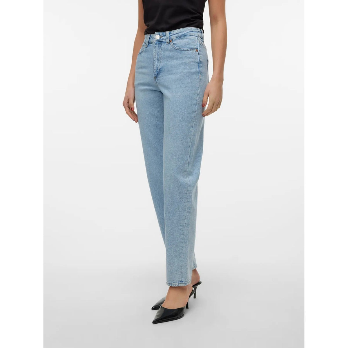 Vero Moda dames jeans lichtblauw - productfoto 3