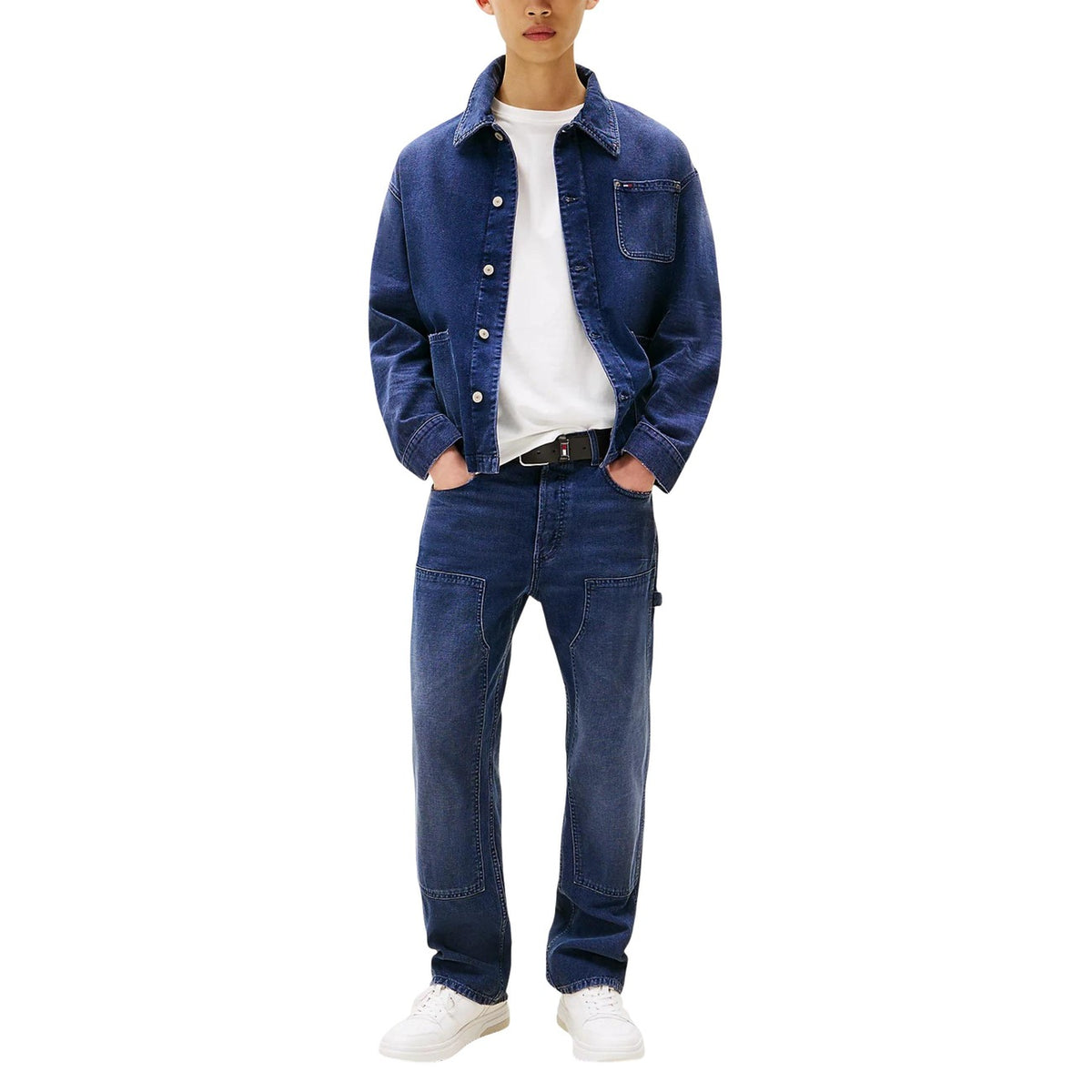 Tommy Hilfiger Jeans herenjeans blauw 30% Katoen 70% organisch katoen