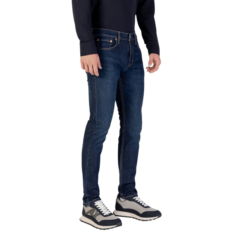 Levi`s herenjeans blauw 70% Katoen 2% Elastaan 28% Lyocell