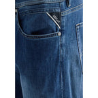 Replay herenjeans blauw 80% Katoen 3% Elastaan 5% Elastomultiester 12% Lyocell