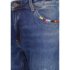 Gianni Lupo herenjeans blauw -gescheurd effect