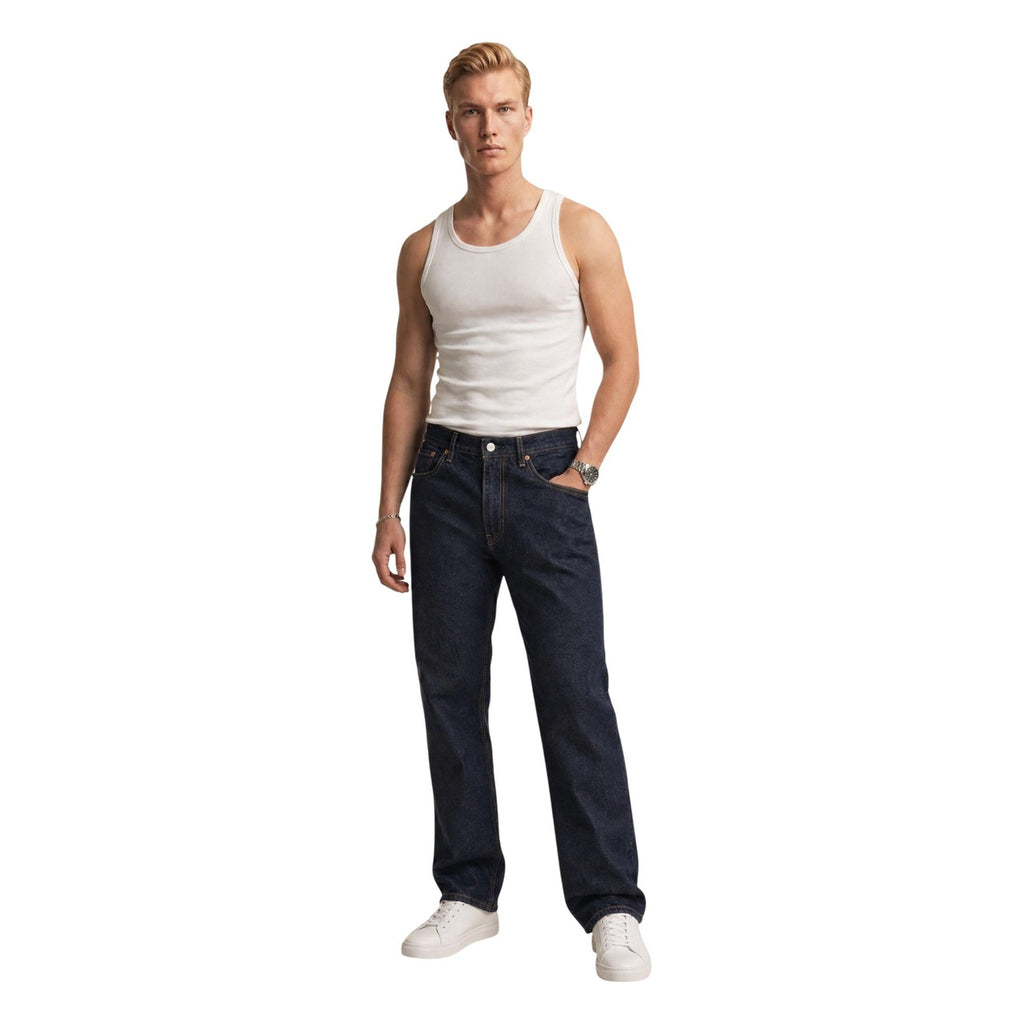 Levi`s herenjeans blauw spijkerstof