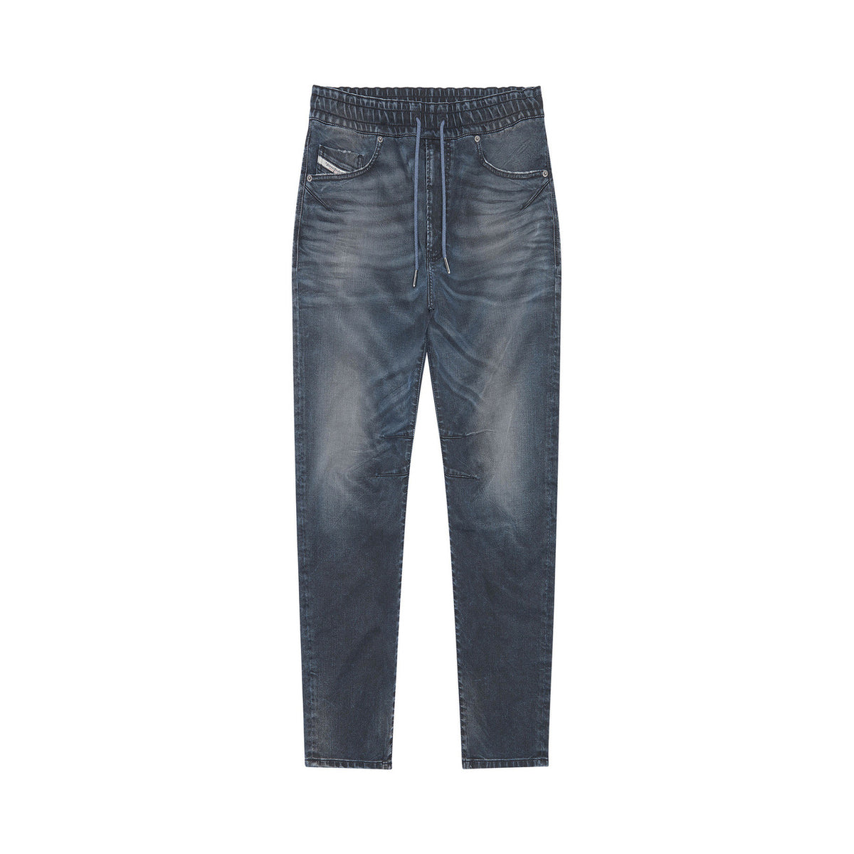 Diesel herenjeans blauw veters