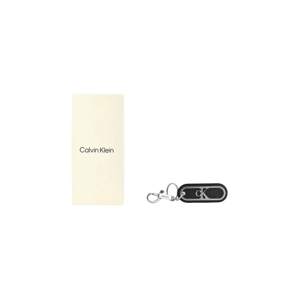 Calvin Klein sleutelhanger zwart • voering: leer