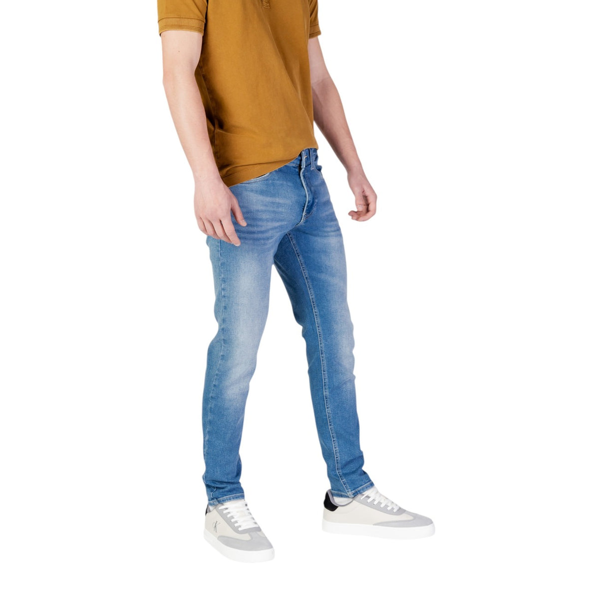 Tommy Hilfiger Jeans herenjeans blauw uni