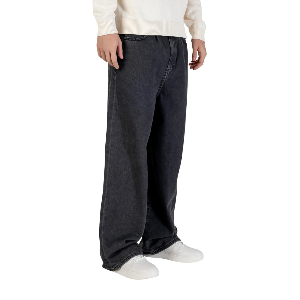 Only & Sons herenjeans zwart rits en knopen