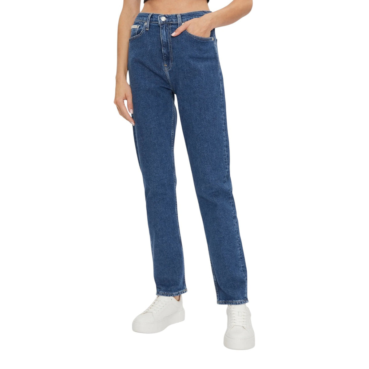 Dames denim jeans blauw van Calvin Klein Jeans