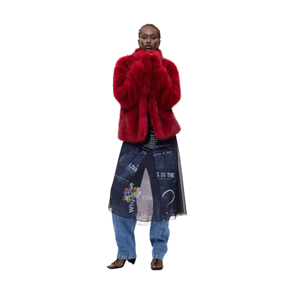 Desigual damesjas rood - productfoto 2
