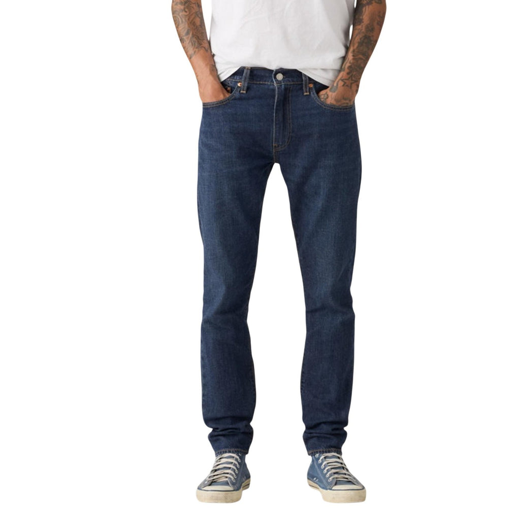 Levi`s herenjeans blauw 81% Katoen 1% Elastaan 18% Linnen