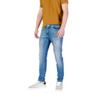 Tommy Hilfiger Jeans herenjeans blauw uni