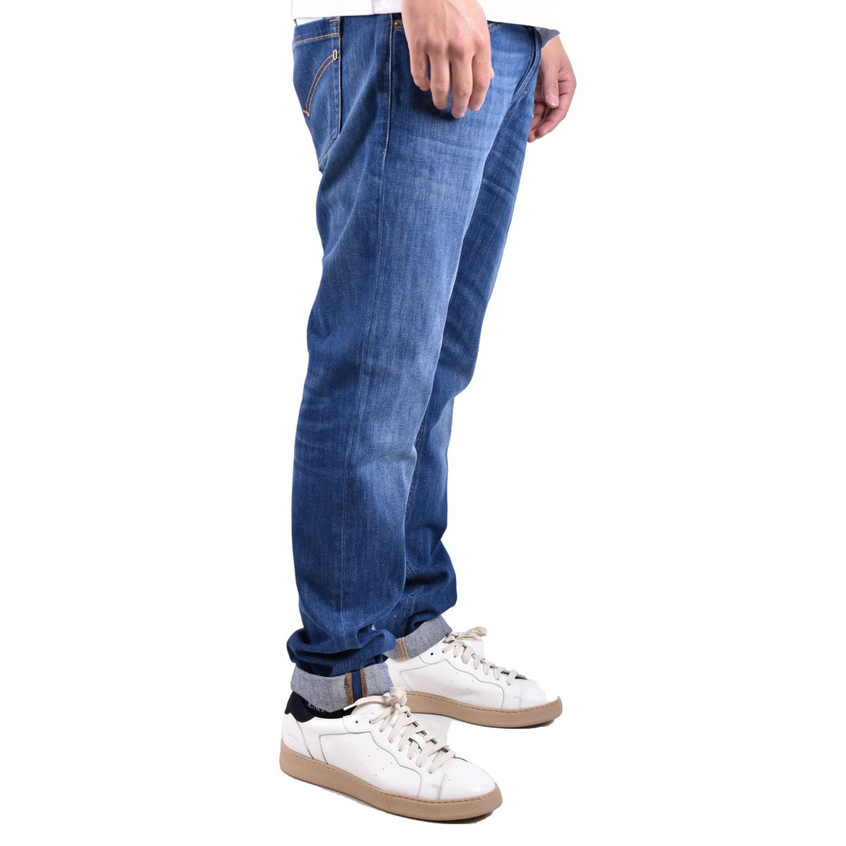 Dondup herenjeans blauw rits en knopen