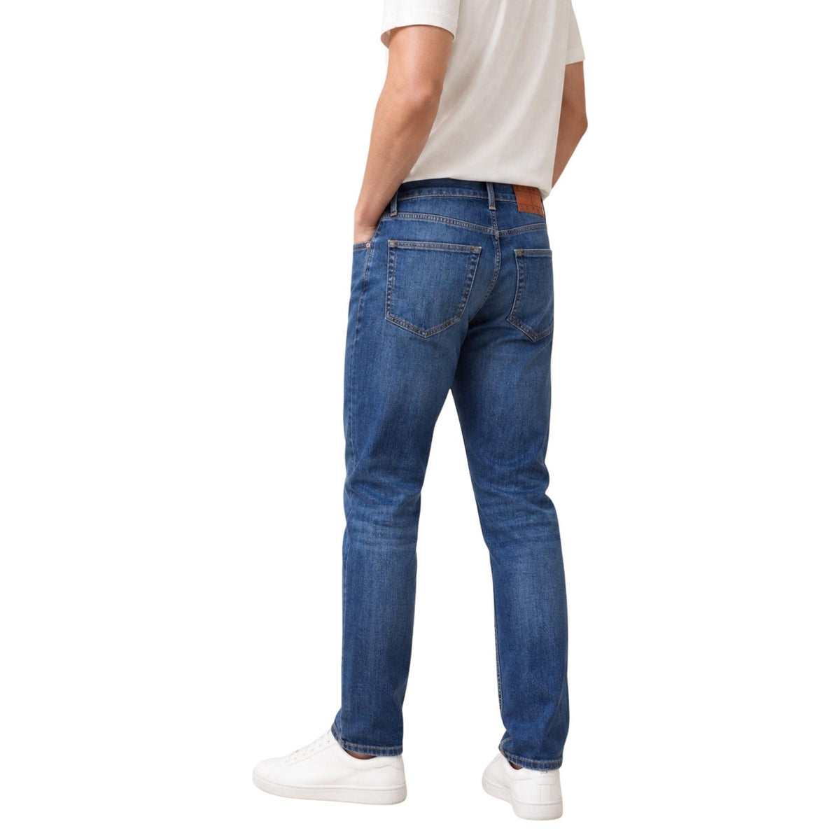 Tommy Hilfiger Jeans herenjeans blauw voor- en achterzak