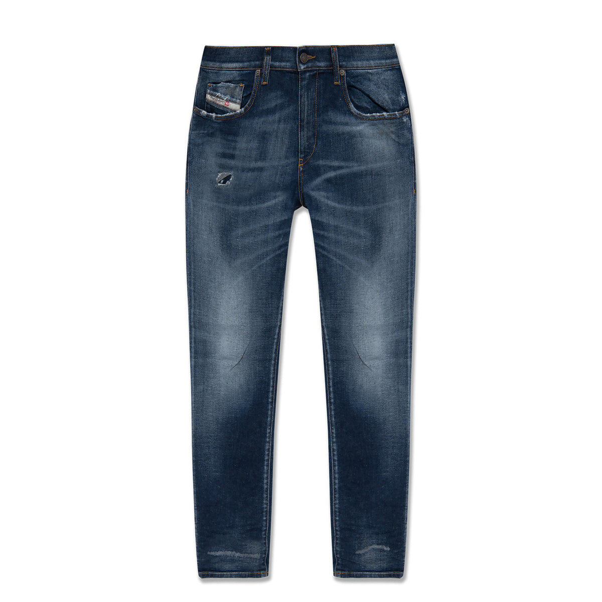 Diesel herenjeans blauw 63% Katoen 34% Lyocell