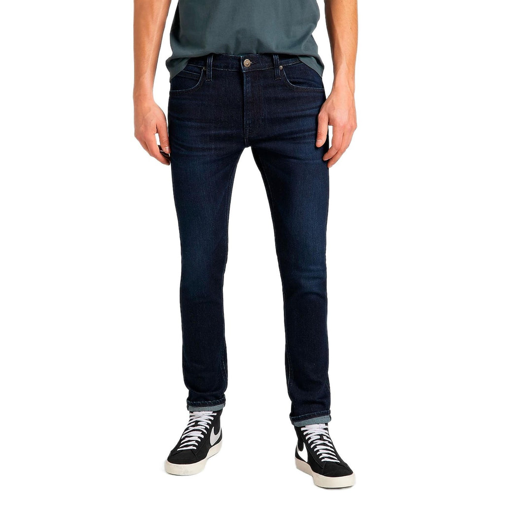 Lee herenjeans blauw rits en knopen