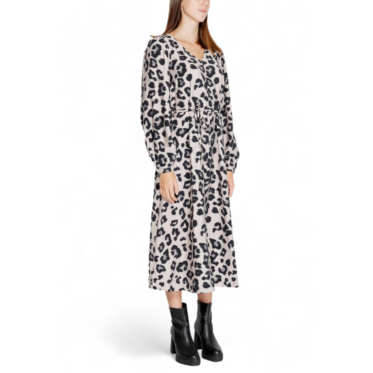 Jacqueline De Yong damesjurk grijs - productfoto 4