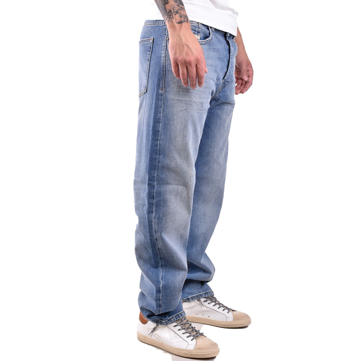 Diesel herenjeans blauw 100% Katoen