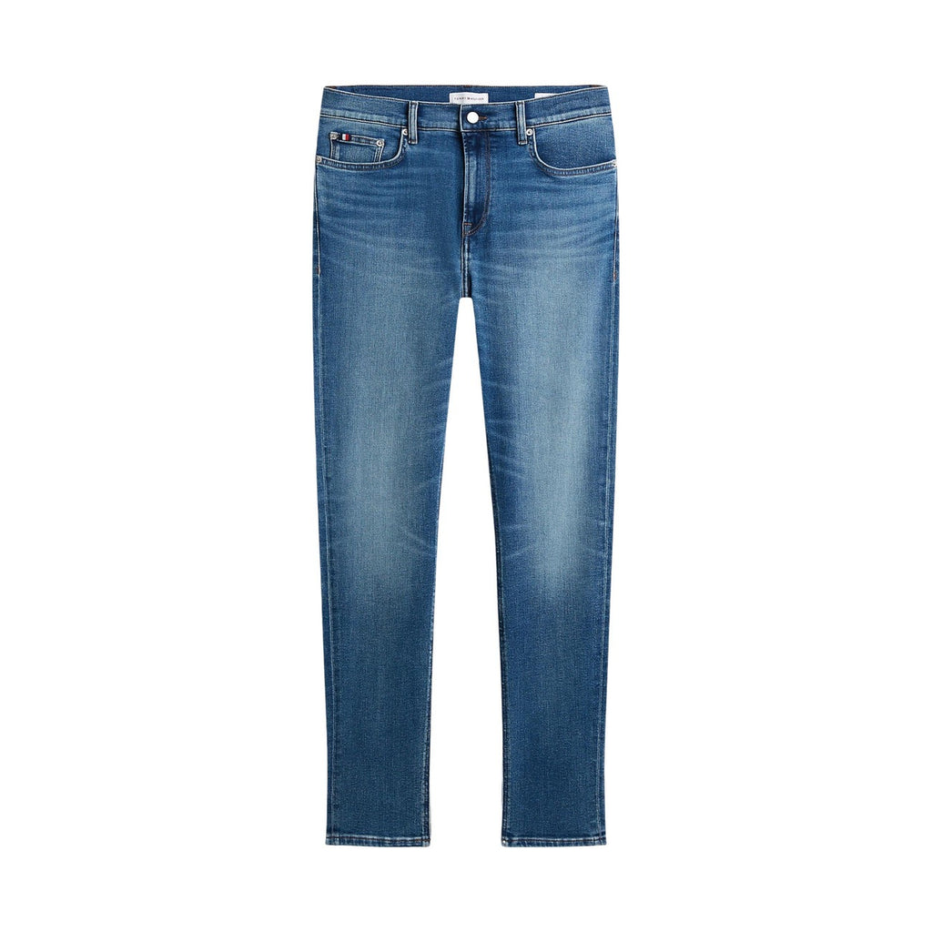 Tommy Hilfiger herenjeans blauw rits en knopen