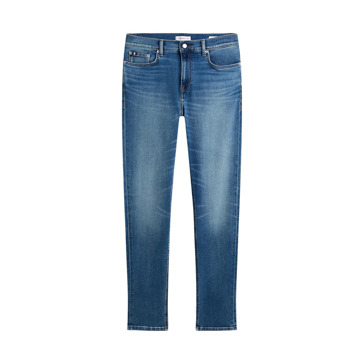 Tommy Hilfiger herenjeans blauw rits en knopen