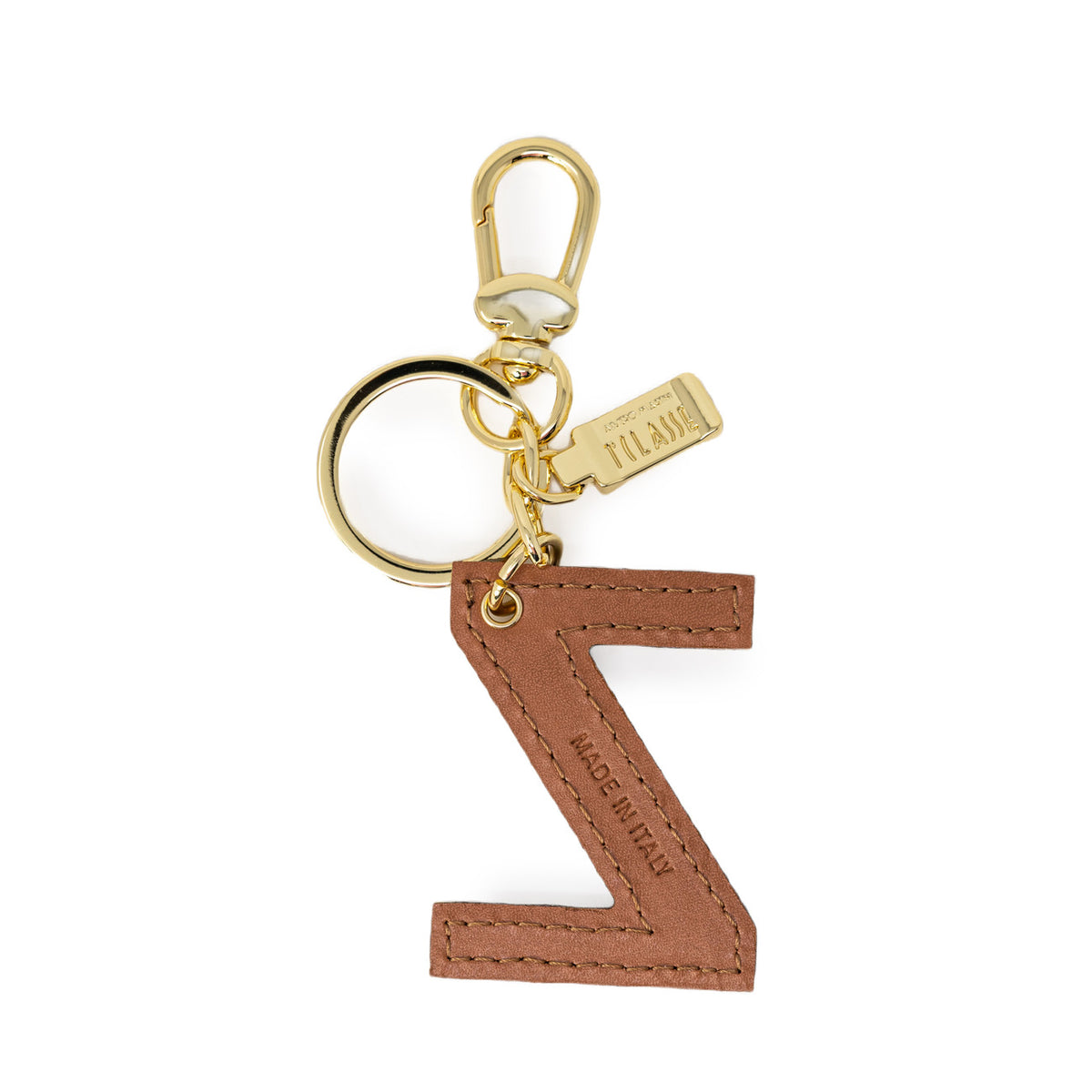 Alviero Martini Prima Classe sleutelhanger beige • voering: leer