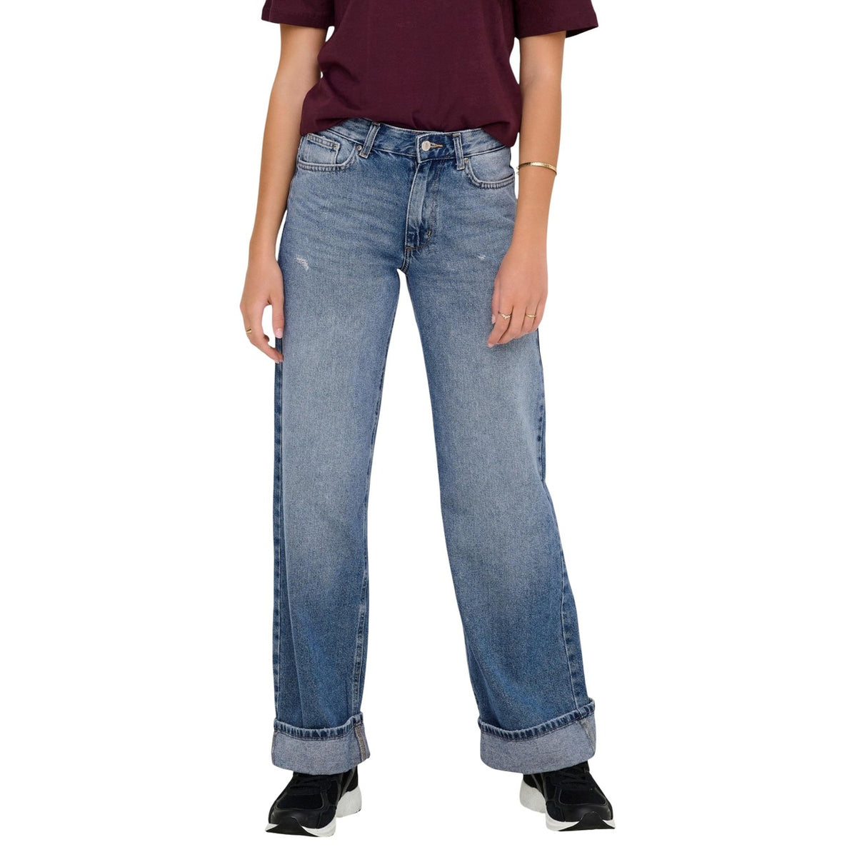 Only dames jeans blauw - vooraanzicht