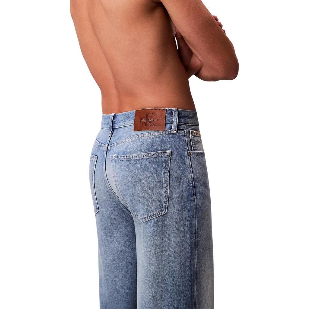 Calvin Klein Jeans herenjeans blauw 50% Lyocell 50% Viscose
