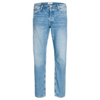 Jack & Jones herenjeans blauw uni