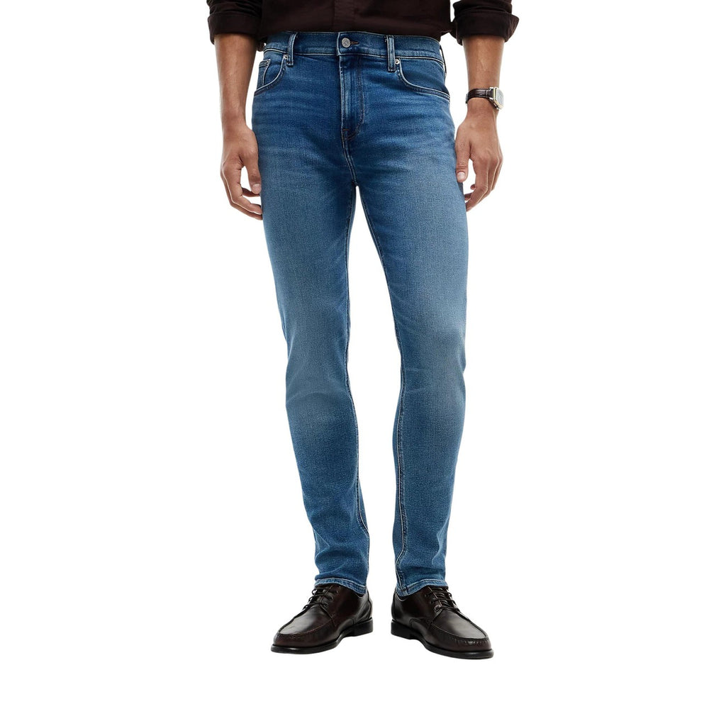 Tommy Hilfiger herenjeans blauw rits en knopen