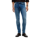 Tommy Hilfiger herenjeans blauw rits en knopen
