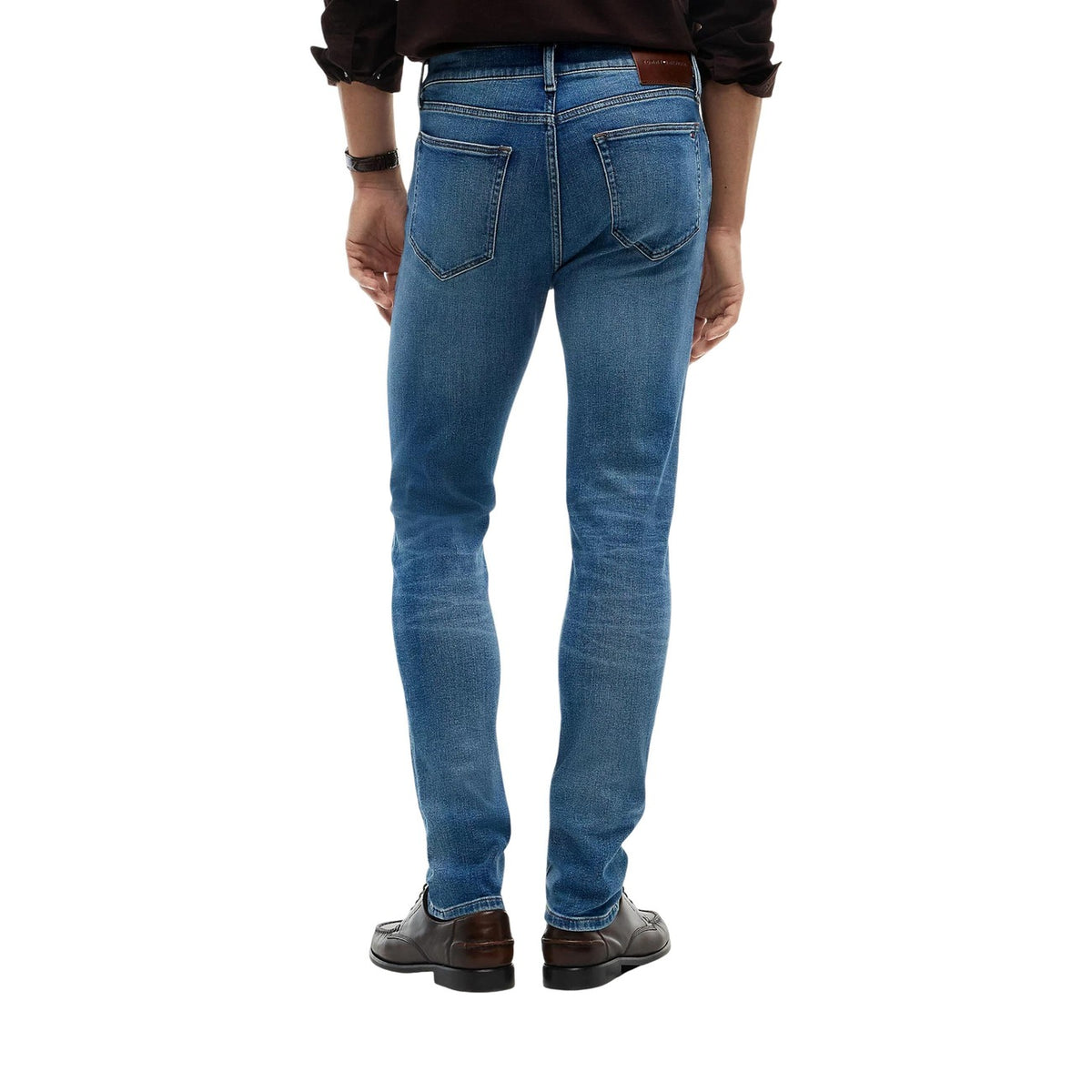 Tommy Hilfiger herenjeans blauw rits en knopen