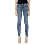 Guess dames jeans blauw - vooraanzicht