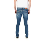 Guess herenjeans blauw -gesleten effect
