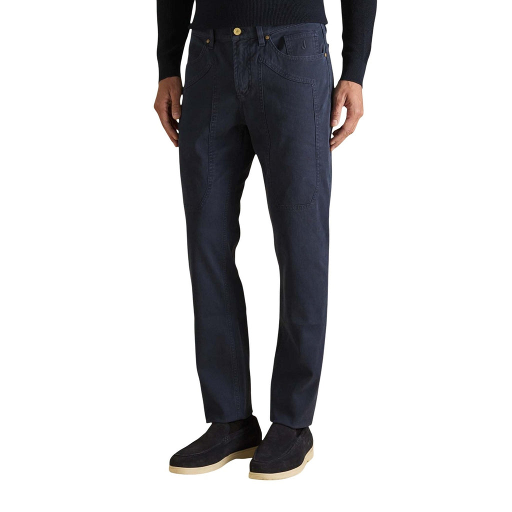 Jeckerson herenjeans blauw rits en knopen