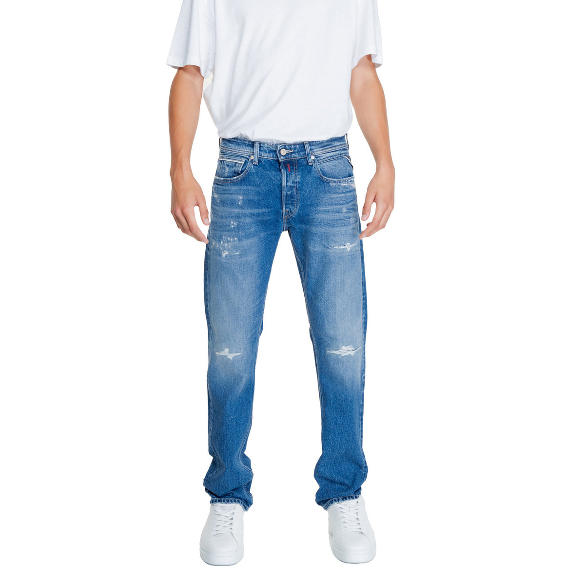 Replay herenjeans blauw 99% Katoen 1% Elastaan