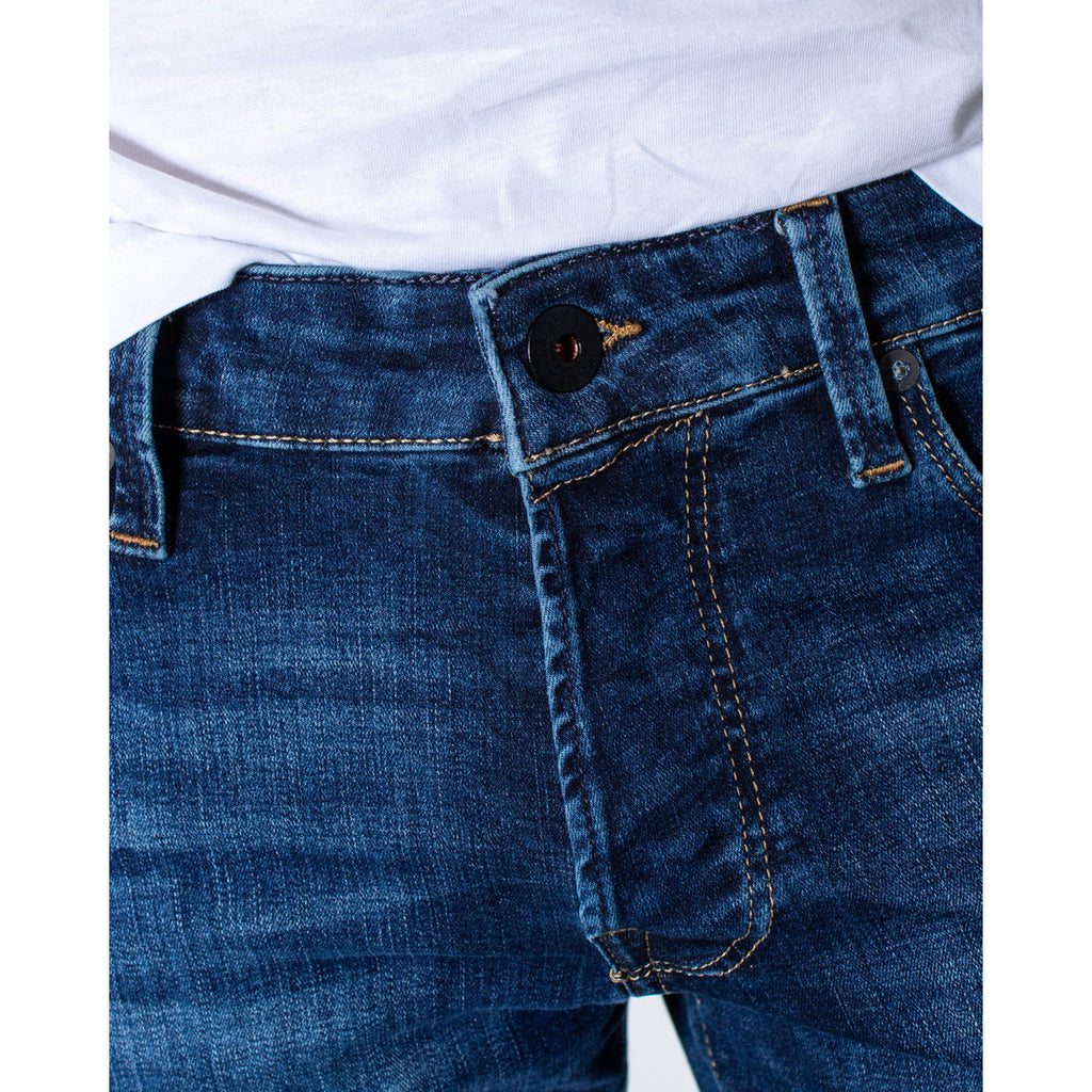 Jack & Jones herenjeans blauw voor- en achterzak