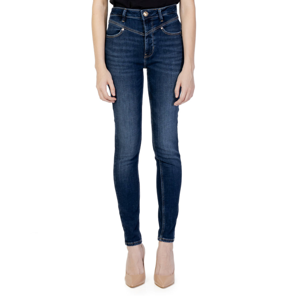 Guess dames jeans blauw - vooraanzicht