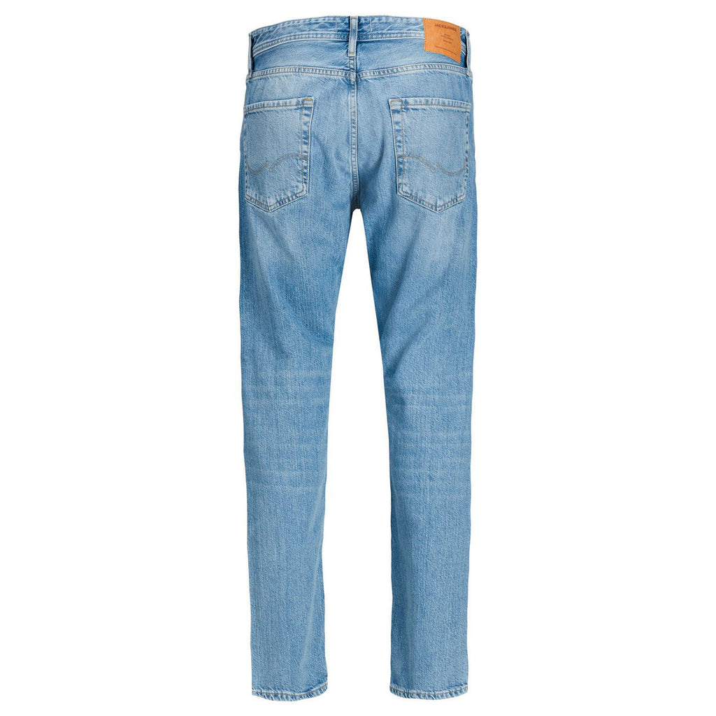 Jack & Jones herenjeans blauw uni